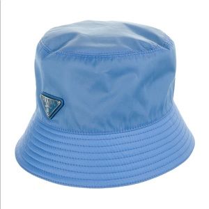 Blue Prada bucket hat